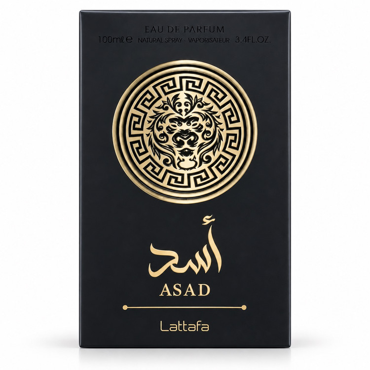 ادو پرفیوم مردانه لطلفه مدل ASAD حجم 100 میلی لیتر اورجینال وارداتی