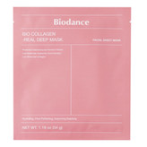ماسک ورقه ای بیوکلاژن صورتی بایودنس Biodance Bio Collagen پک 4 عددی (اصلی)